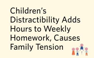 Is Homework Getting Harder, Or Are Distractions Getting Worse?